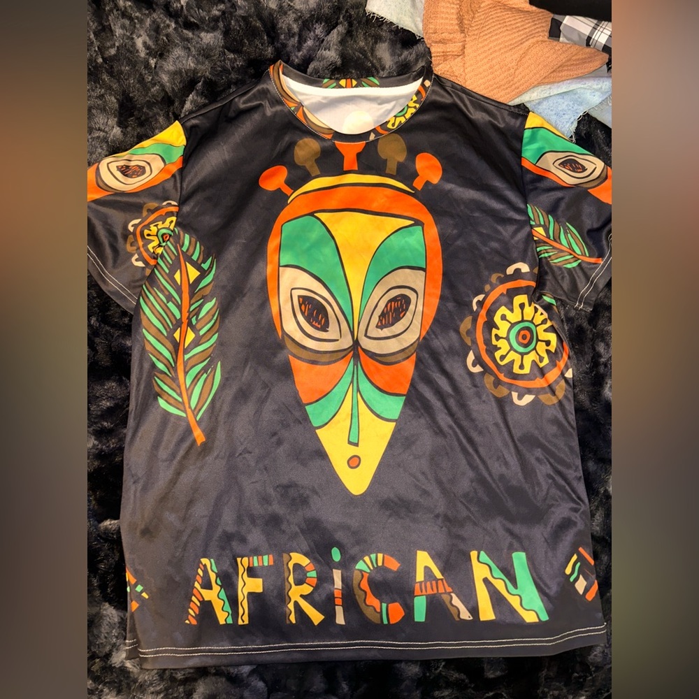 African hand made shirt